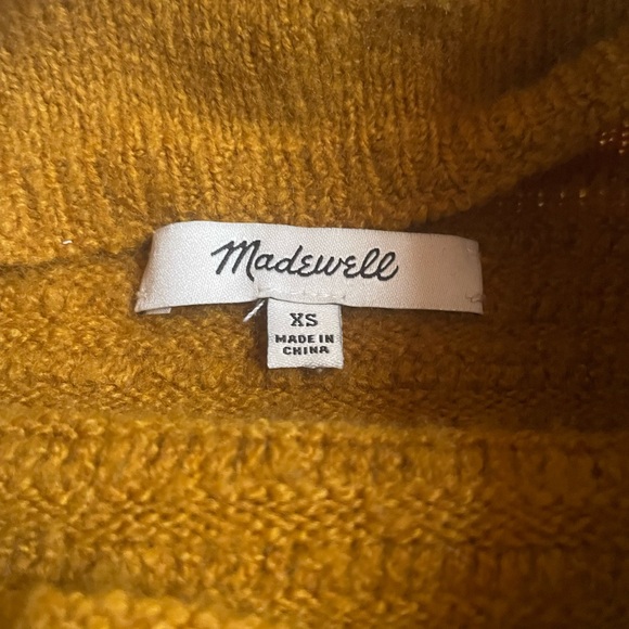 Madewell Belmont Mockneck Sweater in Orange XS (‼️fits closer to a medium) - Picture 2 of 11